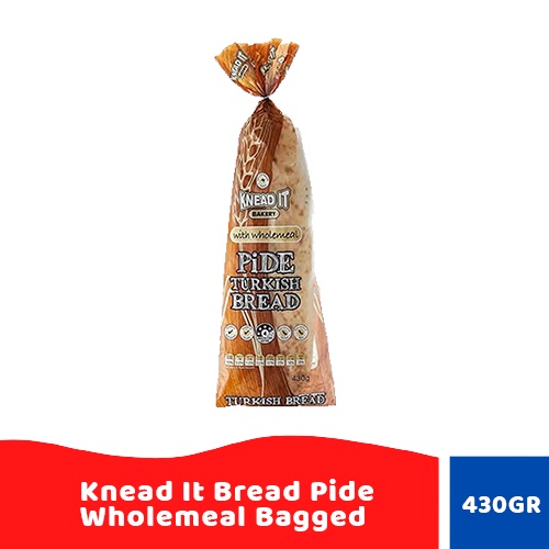 

Knead It Bread Paid Wholemeal Bagged Roti Turki Frozen - 430GR