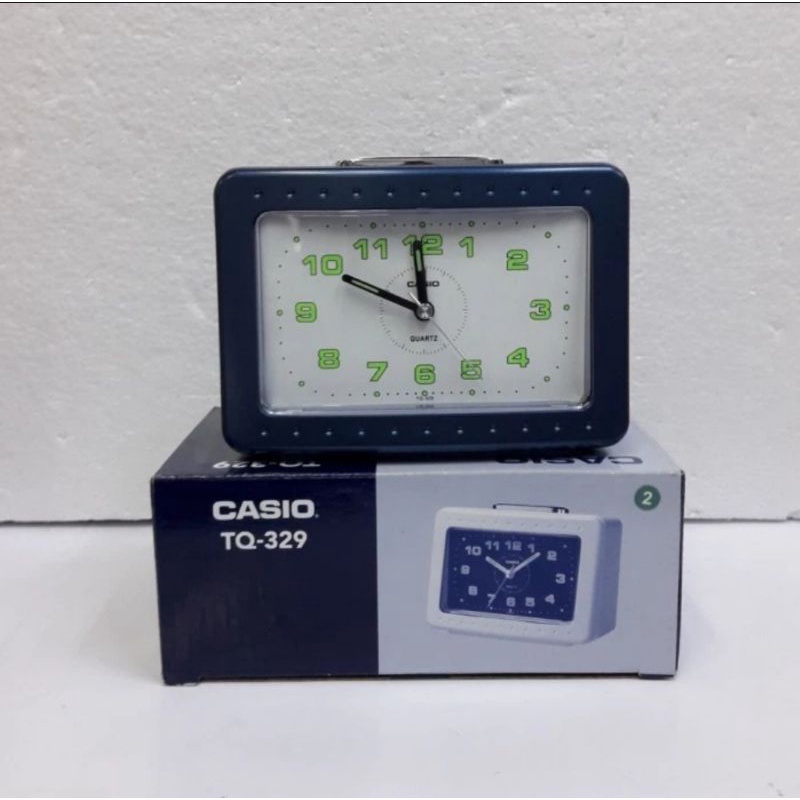 CASIO JAM MEJA TQ 329 BELL ALARM