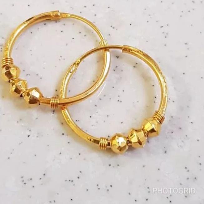 ◊ Anting Emas Murni 24k asli Emas Muda ❄