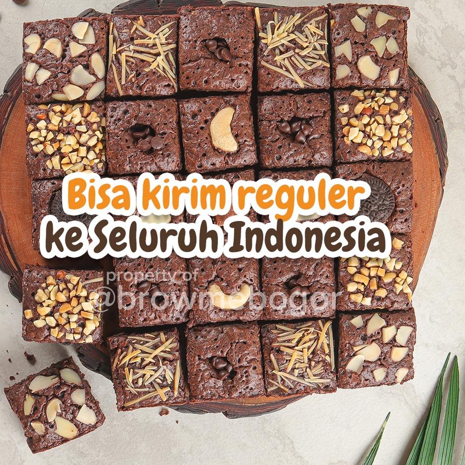 

☃ BrowMe Bogor Brownies Sekat raMe Mevvah Merakyat Ukuran Box Large 20x20 Cm ♪