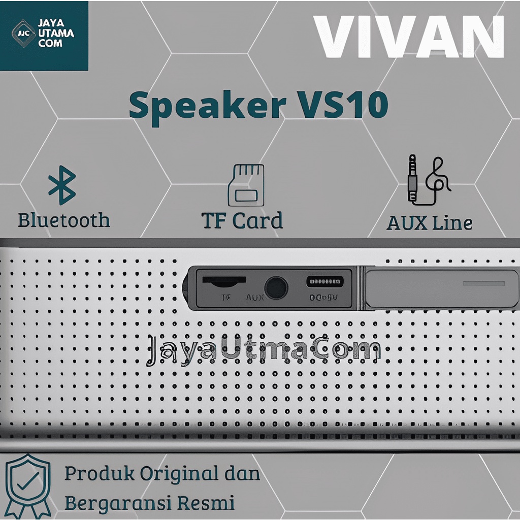 VIVAN Speaker Bluetooth HI-Fi Waterproof IPX7 10W Mega Bass VS10