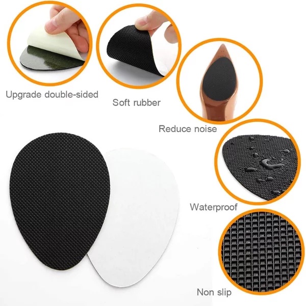 OUTSOLE ANTI SLIP SEPATU HIGH HEELS SEPATU HAK TINGGI SANDAL BANTALAN ANTI LICIN OUTSOLE PROTECTOR RUBBER PADS SEPATU KESAT