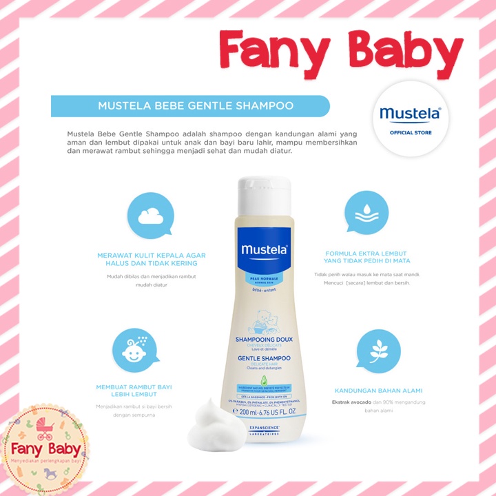 MUSTELA GENTLE SHAMPOO 200ML