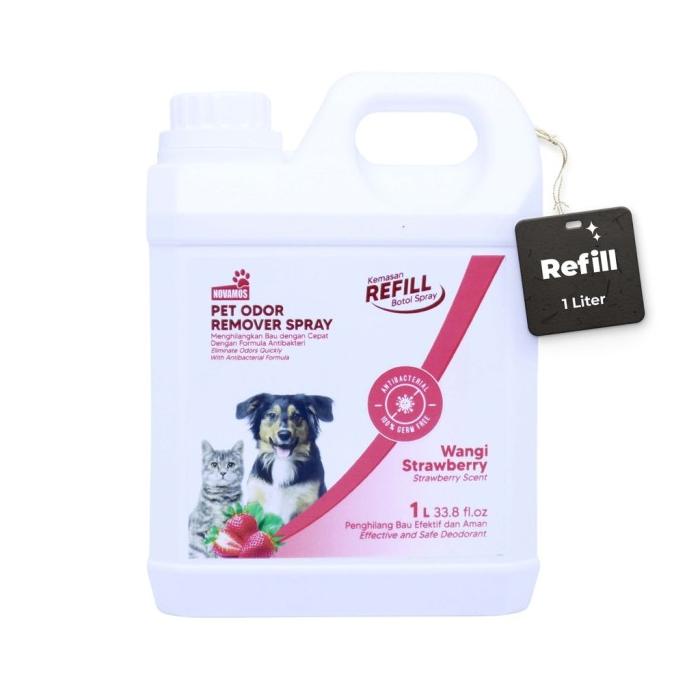 Refill NOVAMOS Penghilang Bau Kotoran Anjing & Kucing Pet Odor Remover