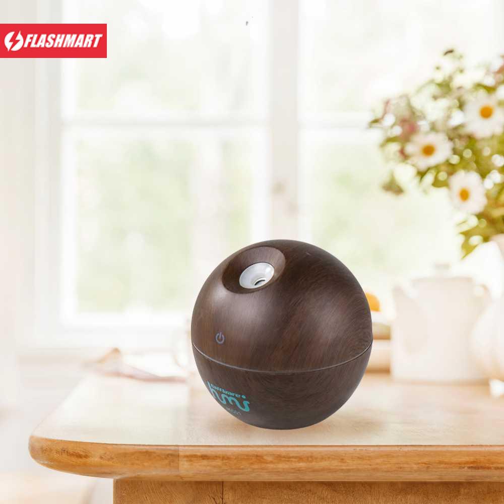 Flashmart HUMI Car Mini Air Humidifier Aromatherapy Wood 130ml - JKC01