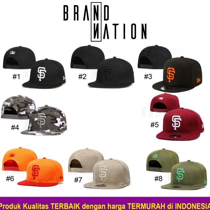 Topi Snapback SF San Fransisco Giants Baseball Snapback