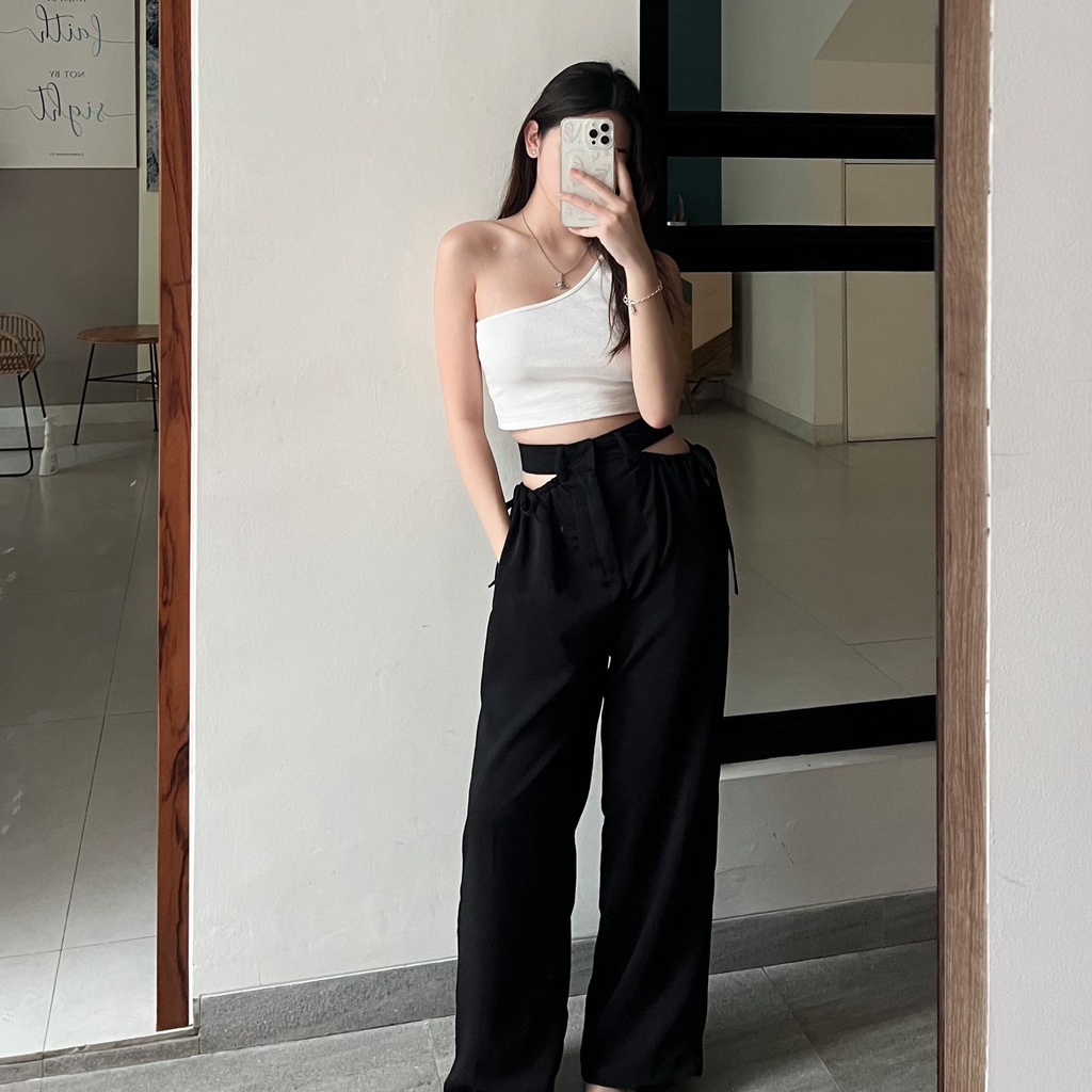 Megan cut-out pants | Aesthete yourlife