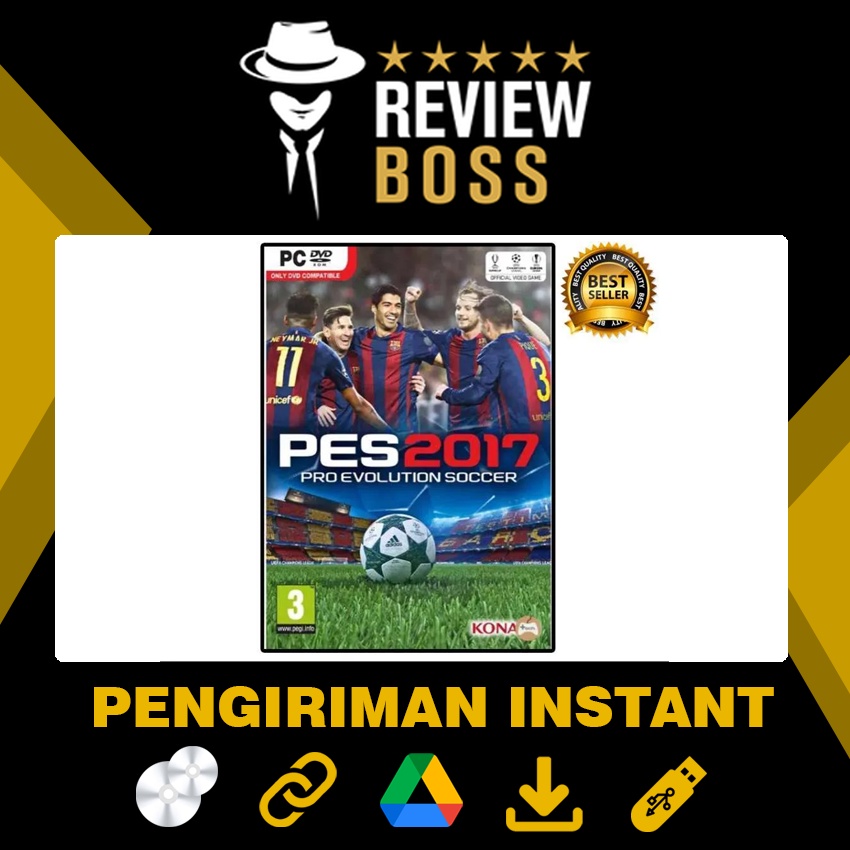 GAME PES 2017 FULL PATCH UPDATE FULL VERSION GAME PC GAMES TERBARU KASET CD DVD DOWNLOAD ONLINE