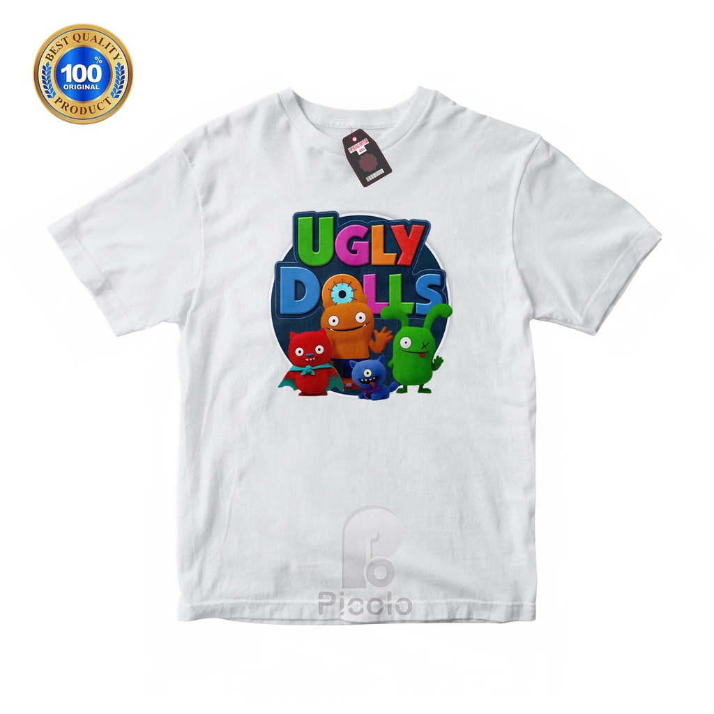 (FREE NAMA) BAJU KAOS ATASAN ANAK MOTIF UGLY DOLLS UNISEX Bahan COTTUN