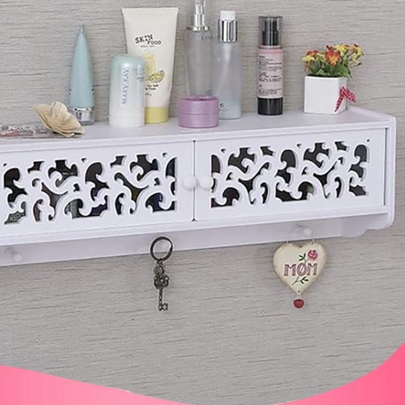 ➸ Rak Kosmetik dinding - Rak make up dinding gantung toilet kamar mandi ✾