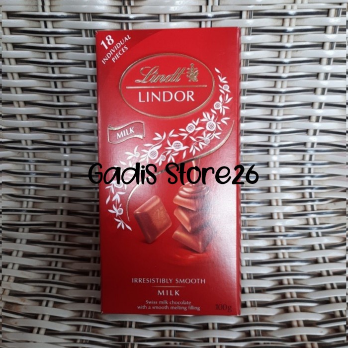 

COKELAT LINDT LINDOR IRRESISTIBLY SMOOTH MILK 100 GR