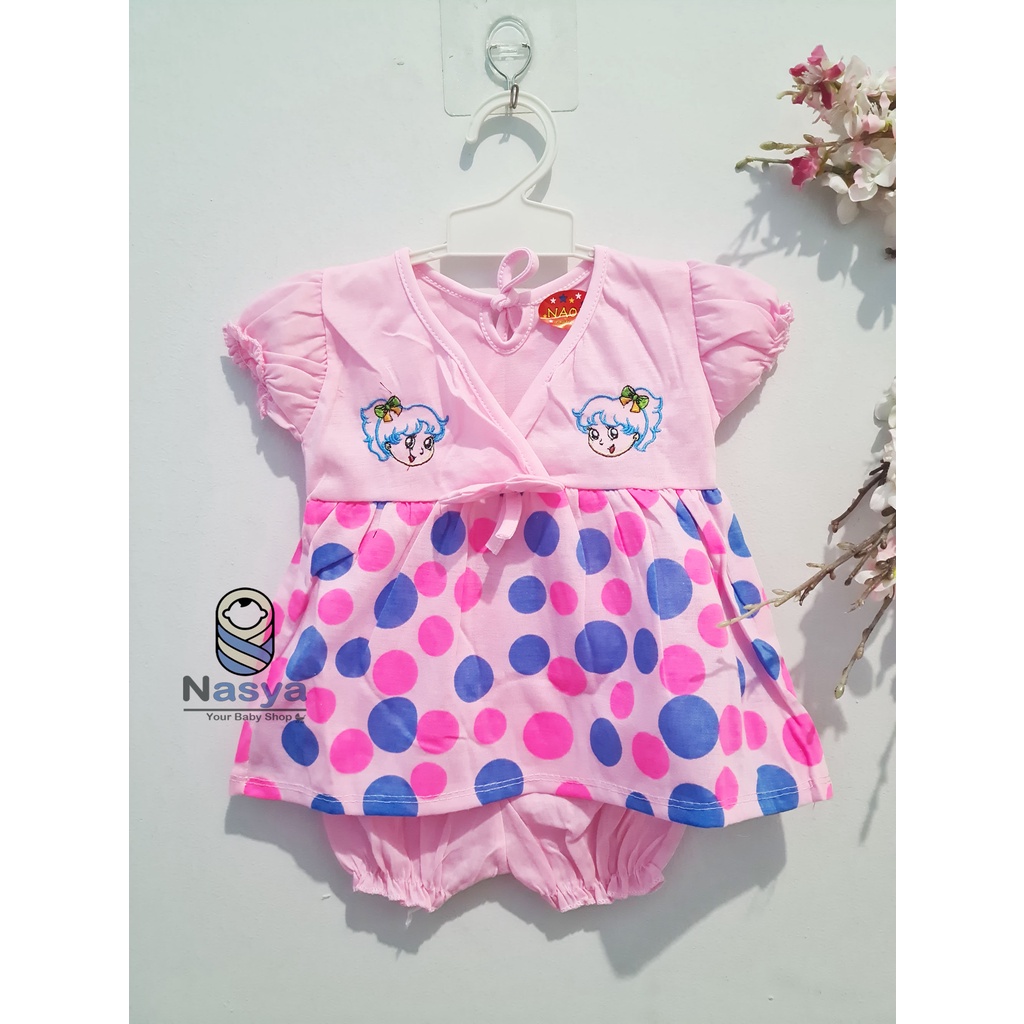 [N-011] Setelan baju Bayi Lucu - motif mahkota (3-6 bulan)