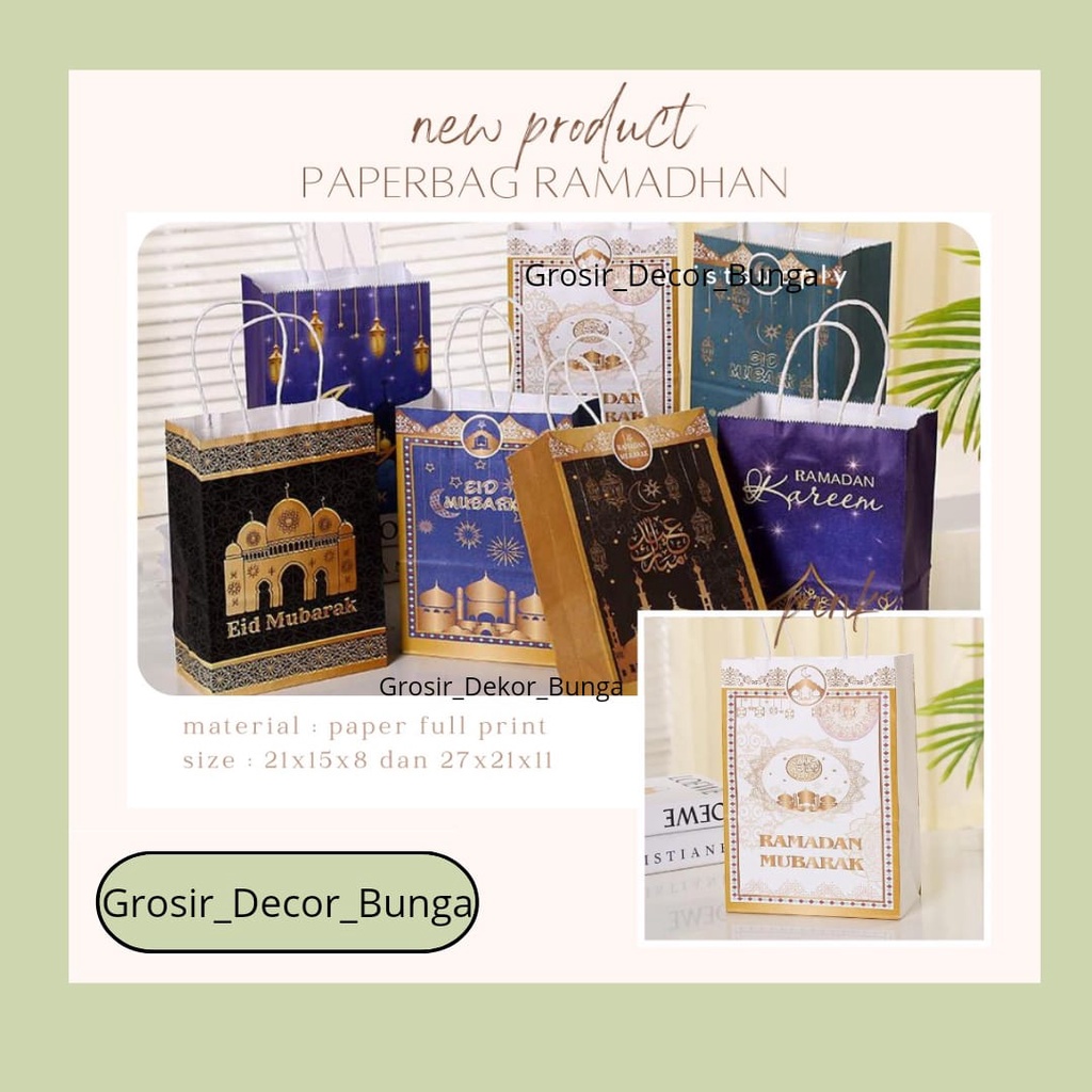 

PAPERBAG RAMADHAN lebaran eid mubarak ramadhan kareem tas hampers lebaran grosir tas kertas Tas Souvenir / Goodie Bag Ramadhan - Idul Fitri - Lebaran tas toples box kemasan parcel lebaran ramadhan idul fitri Paperbag Ta'jil/ Jumat Berkah/ Kantong