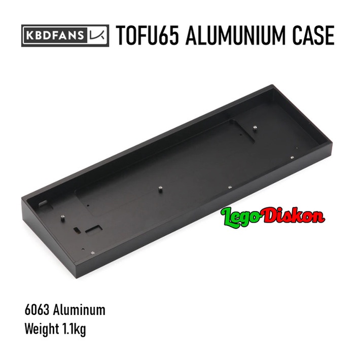 Terlaris Aluminium Case 65% - Kbdfans Tofu 65 Case With Weight Brass