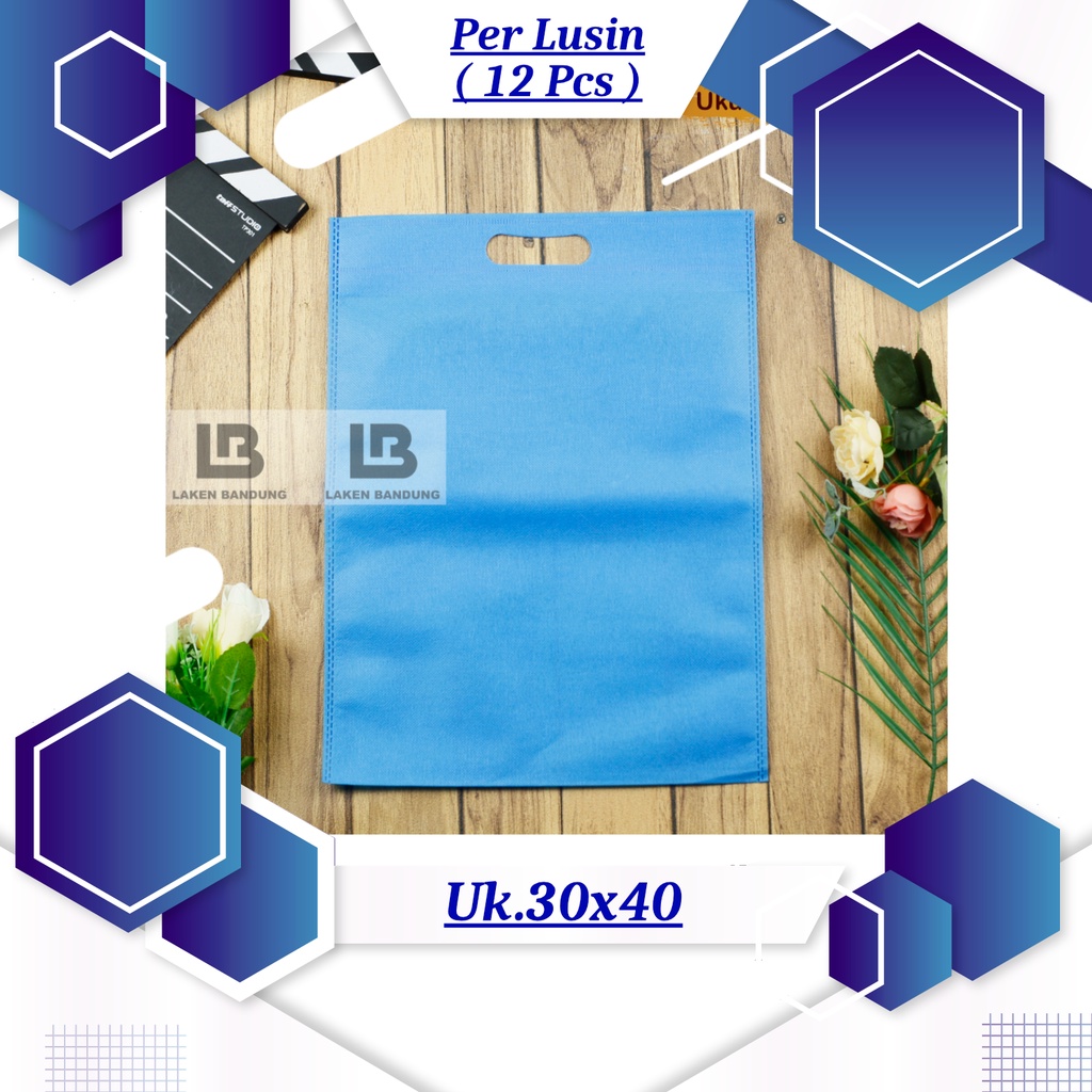

OVAL 65GSM Tas Spunbond Oval Ukuran 30x40 Goodie Bag Laken Ekonomis Tebal Polos | Per Kodi ( 20 Pcs )