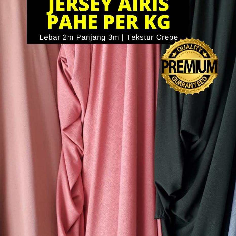 ♪ [BISA ] LEBAR 1,8 METER KAIN JERSEY CREPE POLOS KILOAN ONLINE MURAH ❁