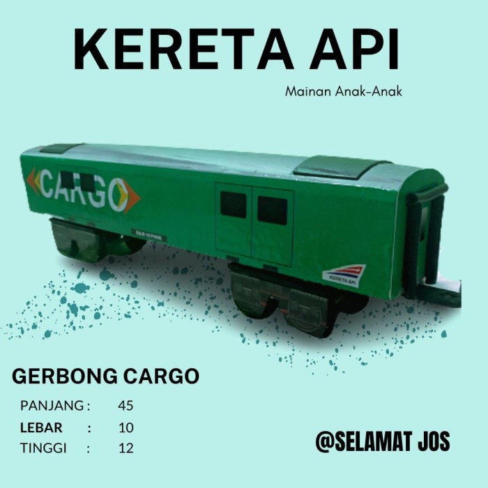 MINIATUR KERETA API LOKOMOTIF TERLARIS