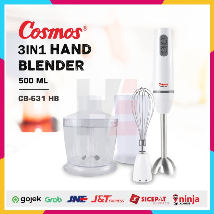 COSMOS HAND BLENDER CB-631 HB - 3in1 COSMOS BLENDER TANGAN 500 ml