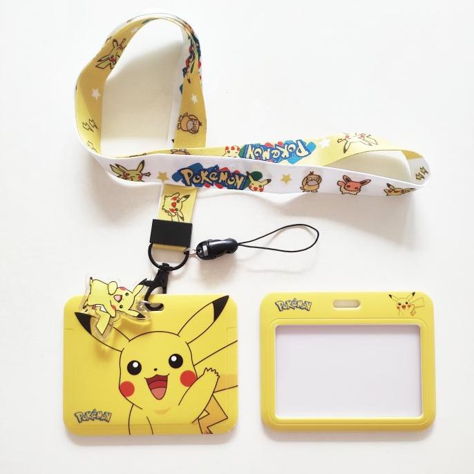 

Terbaru !!! Id Card Holder Name Tag Lanyard / Kalung Kartu Anime Pokemon Pikachu