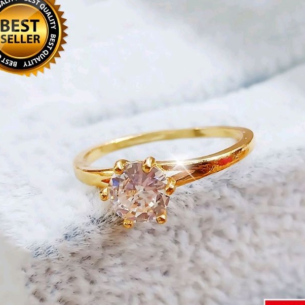 CINCIN Xuping Mata Satu Permata gold793