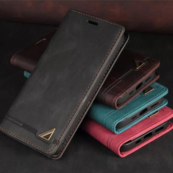 Samsung Galaxy A71/A51/A31 Flip Case Dompet kulit lipat Casing Premium