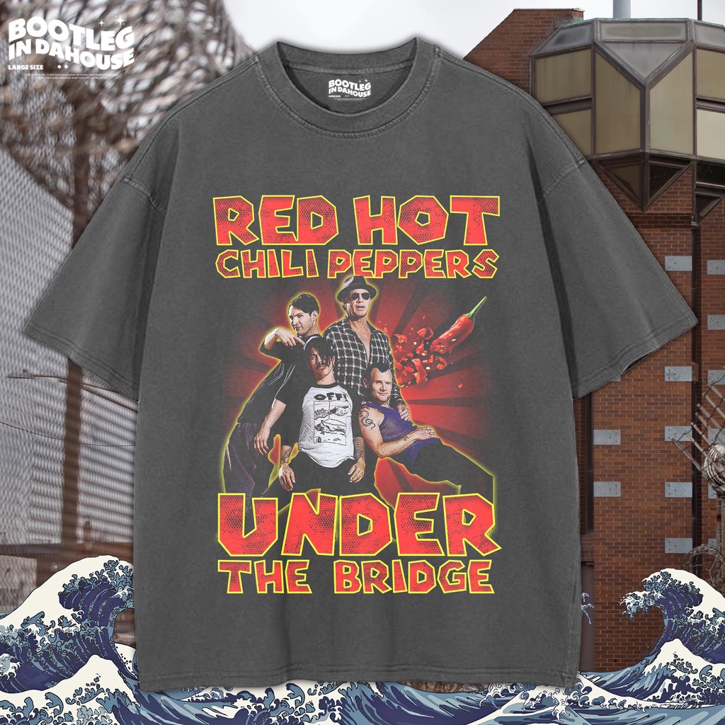 RED HOT CHILI PEPPERS Oversize T-shirt / Kaos Oversize RED HOT CHILI PEPPERS