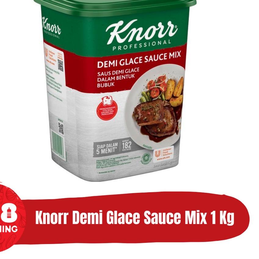 

♖ KNORR DEMI GLACE SAUCE MIX (Saus Demiglace) 1Kg ✾