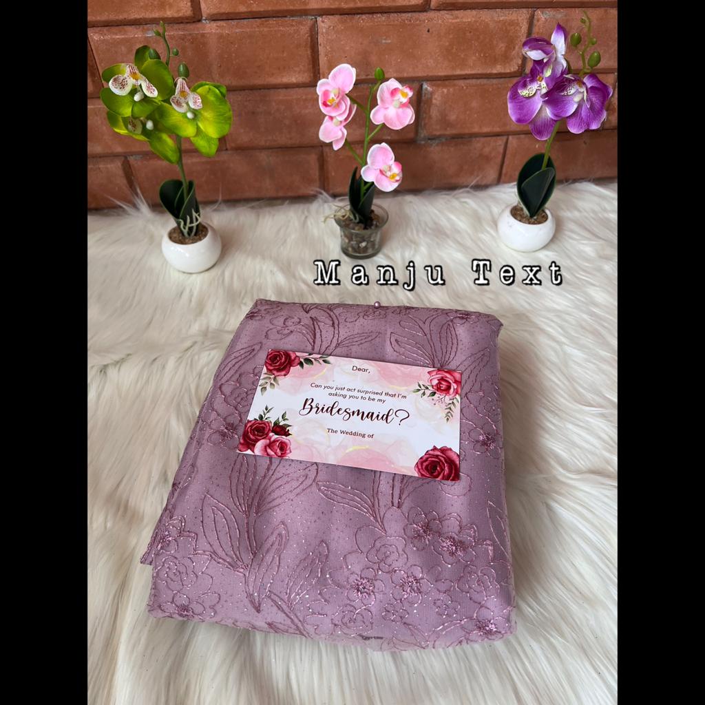 Seragaman Bridesmaid khusus tile saja / Baju Nikah / Baju Wisuda/ Seragaman Keluarga