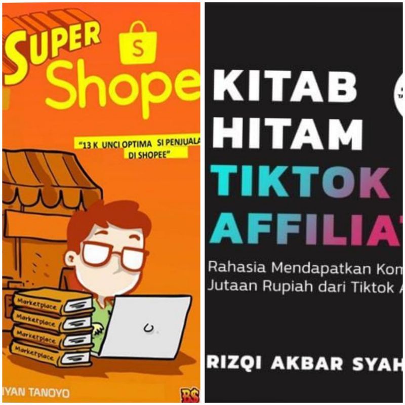 Buku Tiktok Affiliate-Kitab Kitam Tiktok Affiliate-Buku Tiktok Affiliasi Sangat Cocok Untuk Pemula||
