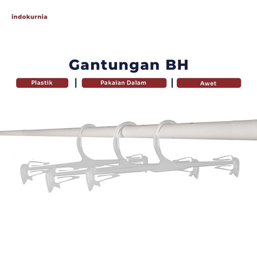 IK - GANTUNGAN BRA HANGER PLASTIK BUSTLE HOUDER BEHA TERMURAH