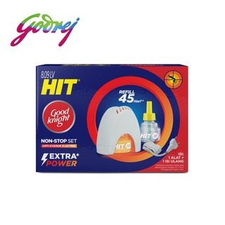 Hit Good Knight Non Stop Set - Obat Nyamuk Elektrik - Bunuh Nyamuk Penyebab Demam Berdarah (DBD)