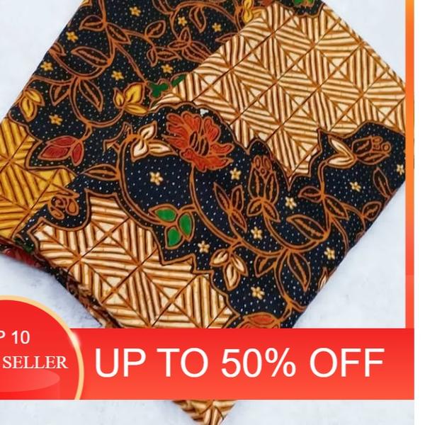 ☁ Kain Batik Pekalongan H. Santosa Asli Samping Kebat Tapih Jarik Jarit Panjang Printing Cap Cent Ba