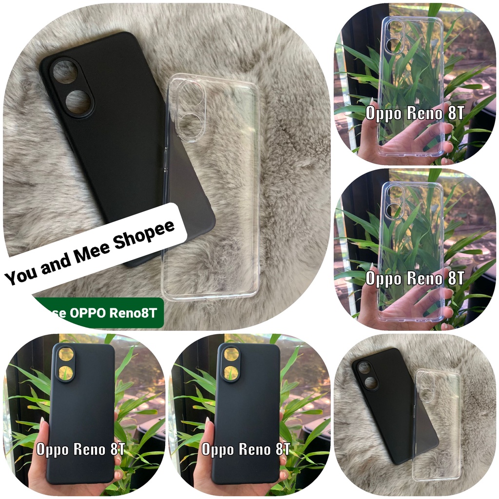 2023 !! Slim Case [ Black Clear ] OPPO Reno8 T/ Reno8 4G/ 8 5G/ Reno8 Z/8PRO Softcase Hitam Soft Anti Minyak-Matte Gelap/Hitam/Silicone-Silikon-Silikone/Kondom bagus/Baru/Bening Glossy-Glare/Slim Protecth Camera-Kamera/Tipis-Plastik TPU HD 2023 8Z 8T PRO