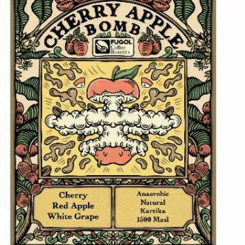 

➱ Kopi Arabika CHERRY APPLE BOMB! Natural Anaerobic Specialty Coffee (100 gr) ♘