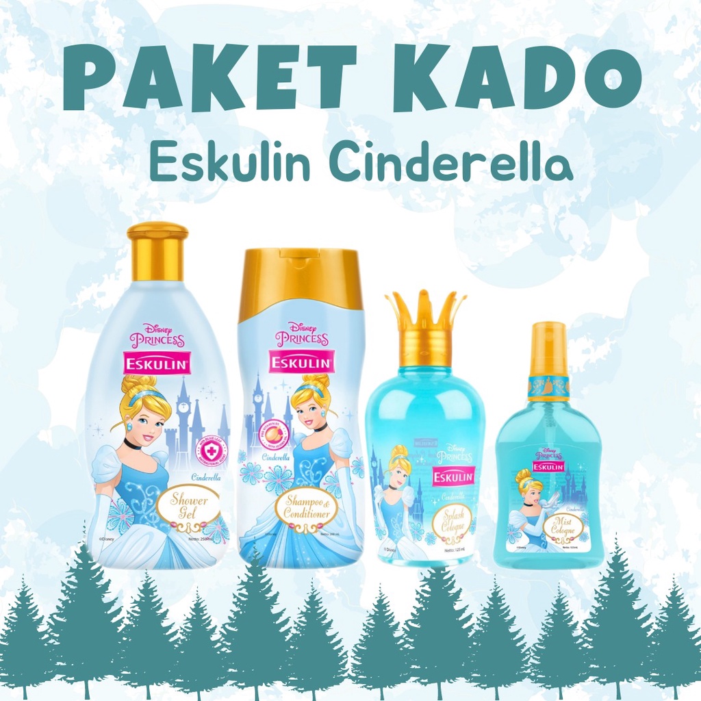 Paket Kado Eskulin Kids Cinderella Anak-anak Ulang tahun