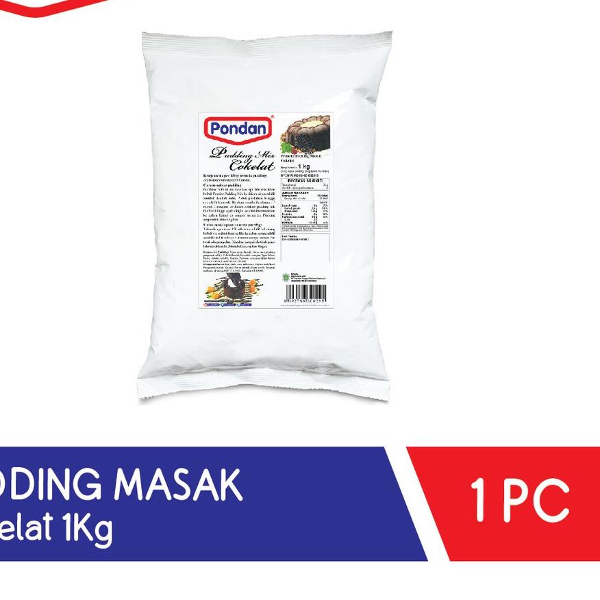 

♠ Pondan Pudding Masak 1Kg (Cokelat/Vanila/Mangga/Strawberry) ➽