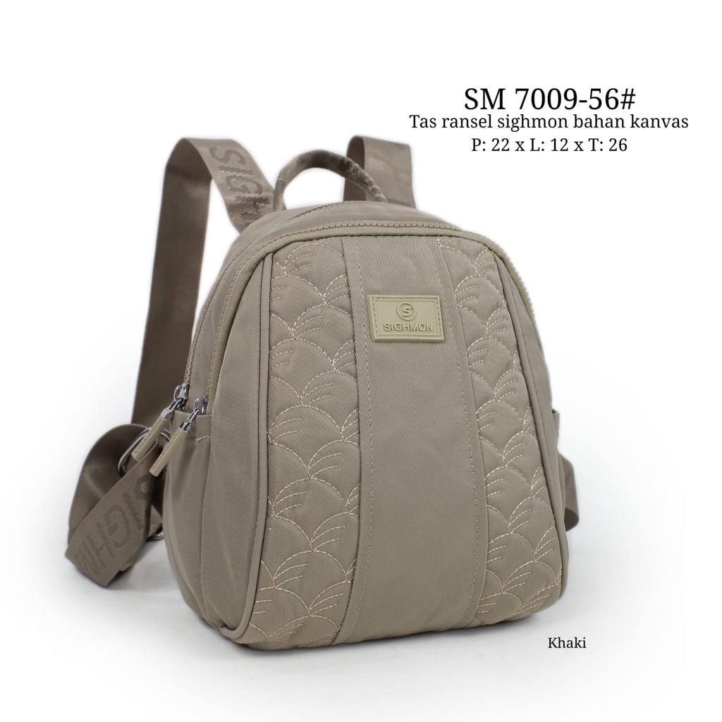 TAS RANSEL WANITA TAS RANSEL KANVAS WANITA #SM 7009-56