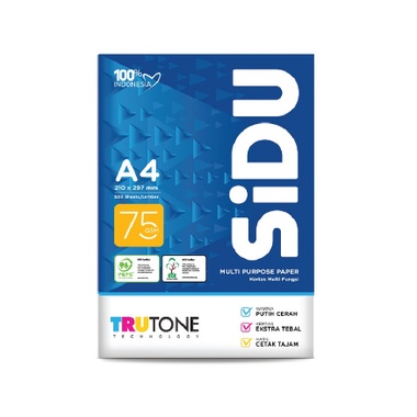 

kertas hvs sidu AOne KERTAS HVS A4 TERMURAH A-ONE 70GRAM