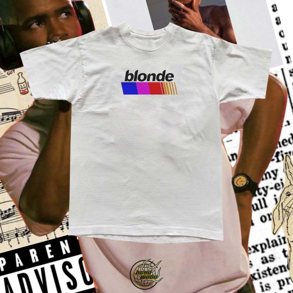 KAOS VINTAGE FRANK OCEAN BLONDE LOGO UNISEX