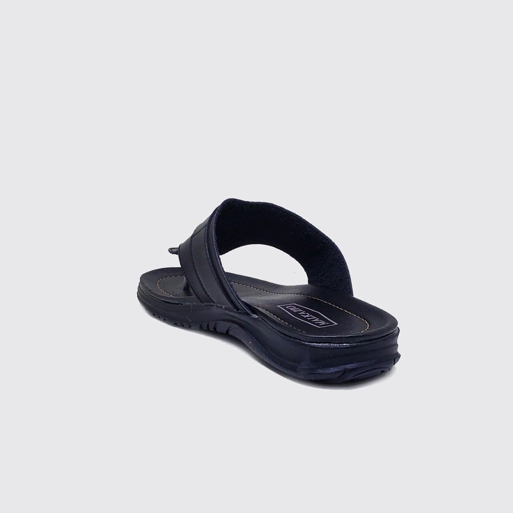 KULIT ASLI | Sandal Pria Jepit Original Mlkzio-01 Brown-Black Size 39-44