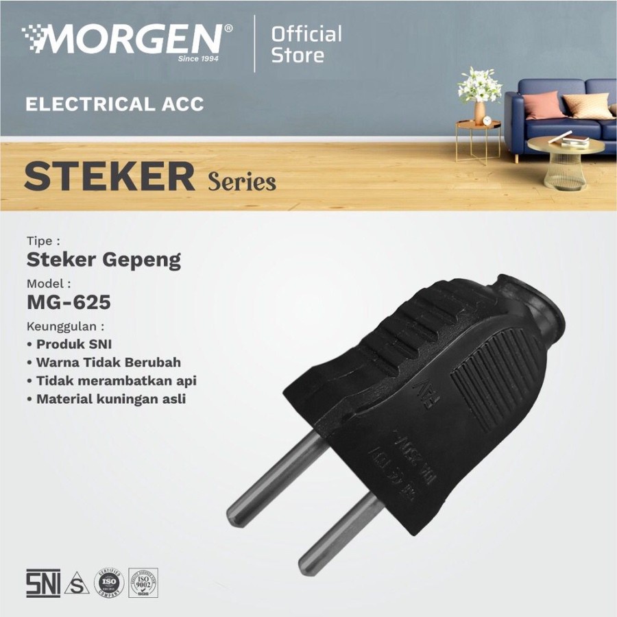 Steker Gepeng Morgen MG-625