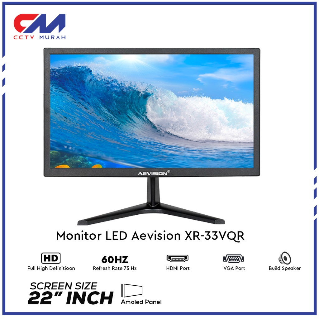 Monitor Aevision 22 Inch || Type LCD-AEE22I || 16:10 Aspect Ratio || GARANSI RESMI 1 TAHUN
