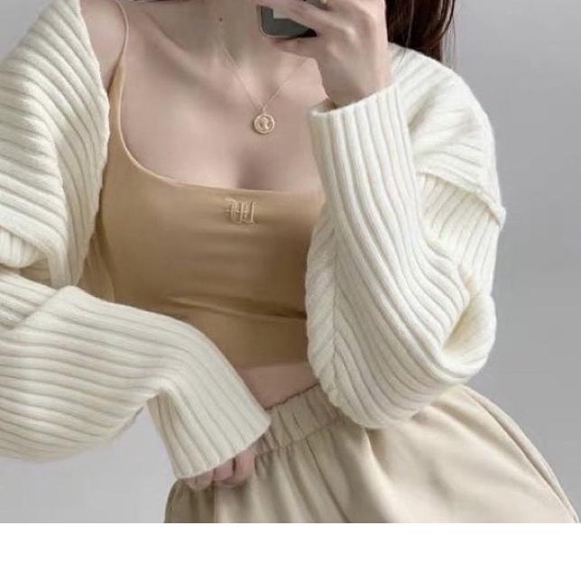 ✤ CROP TOP OVERSIZE BOLERO | CARDIGAN CROP OUTER RAJUT ❃