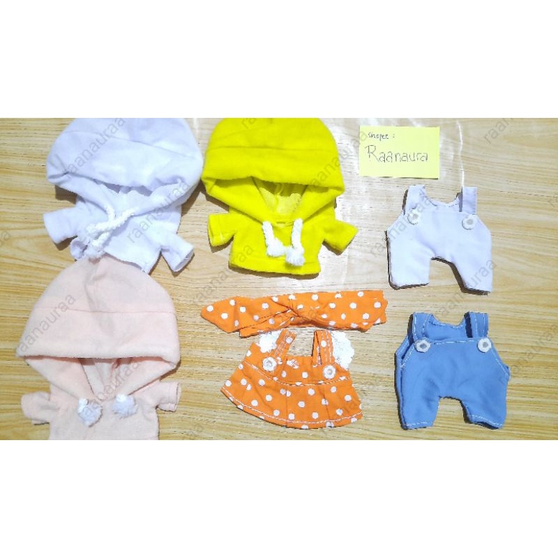 BAJU CLOTHES KPOP DOLL BONEKA 10CM-15CM