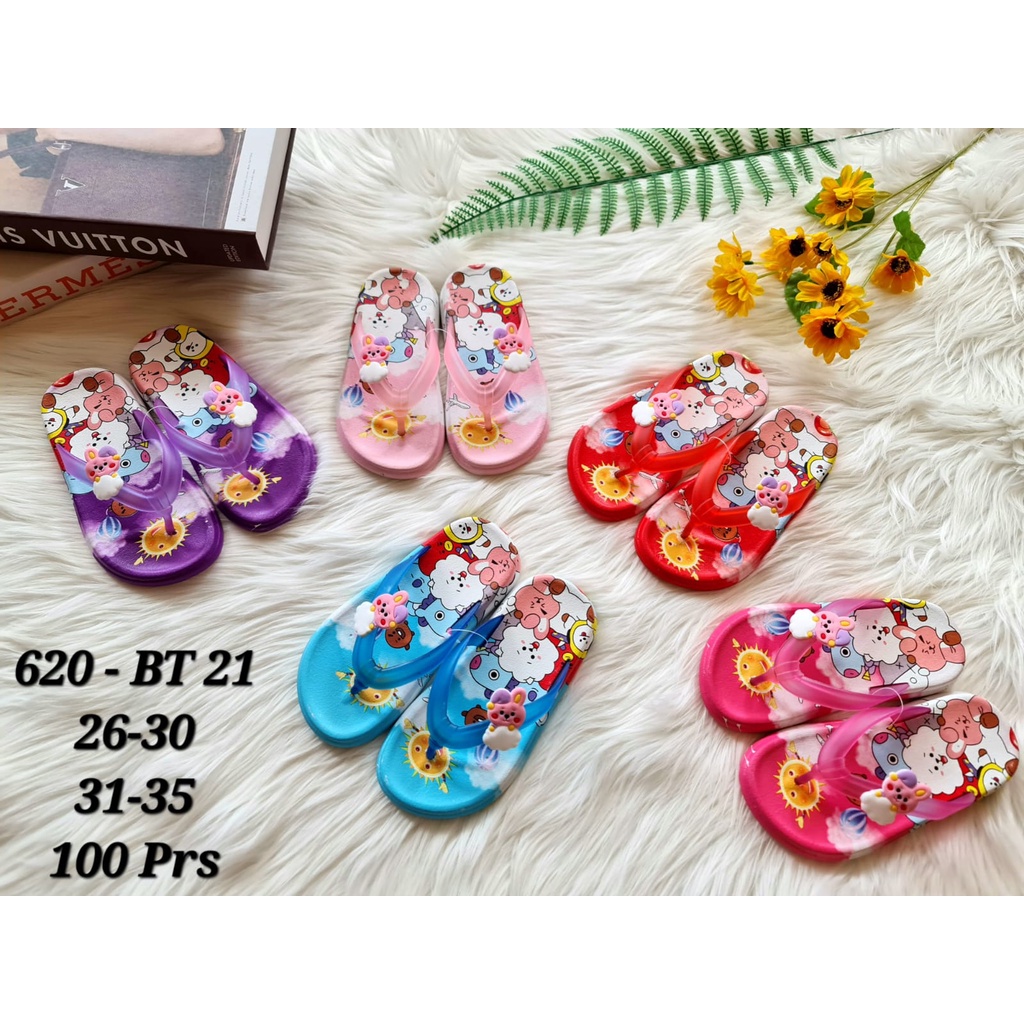 SANDAL JEPIT ANAK PEREMPUAN KOREA KPOP KEKINIAN