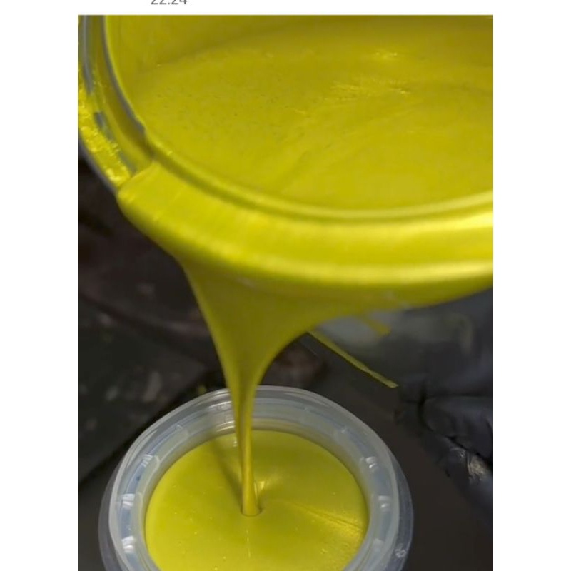 Cat Kuning Lemon pearl Cat Kuning Metallic Cat Motor Mobil Dan Sepeda 1 liter