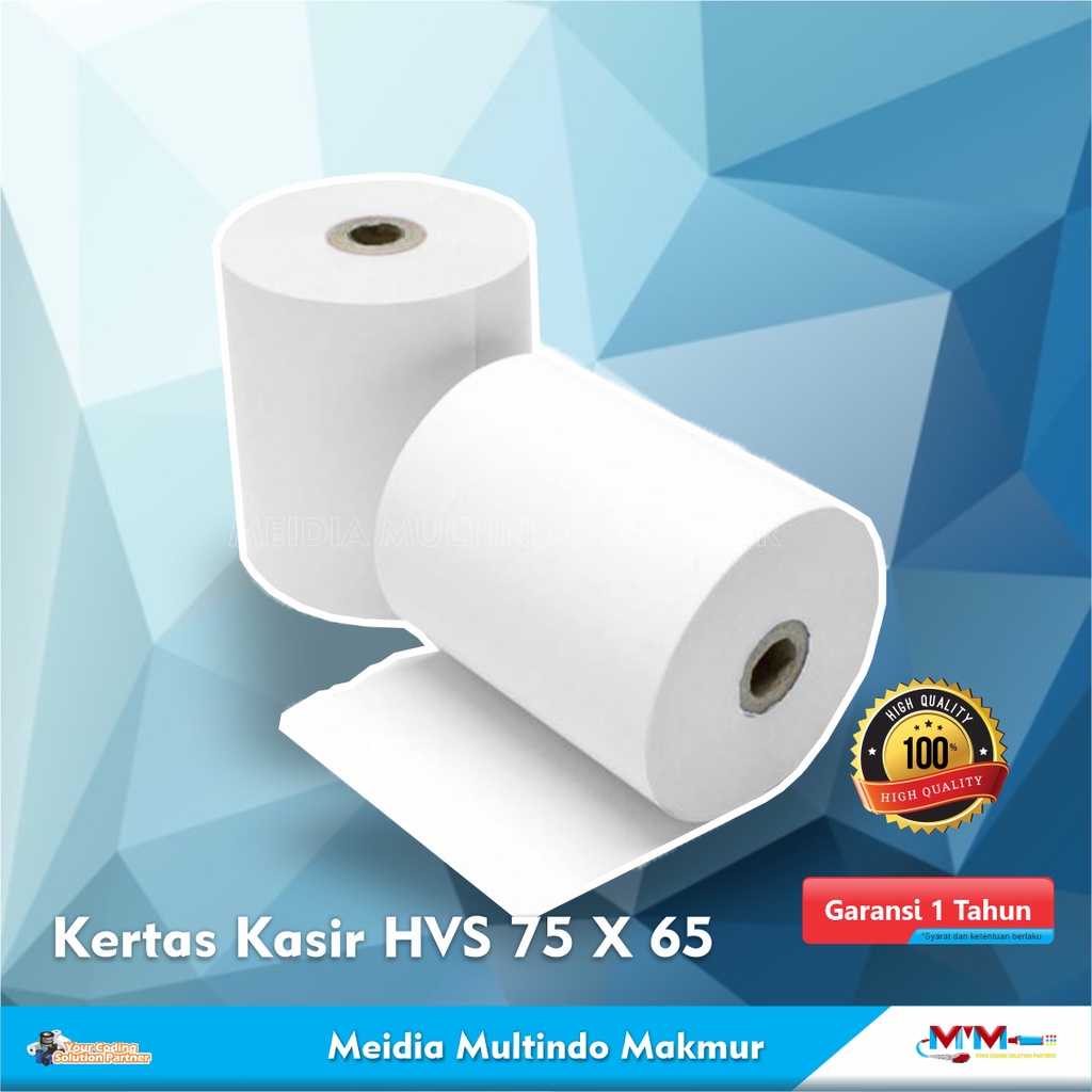 

Kertas Kasir HVS 75 X 65 1 PLY
