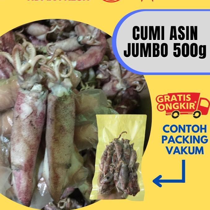 

♙ Cumi Asin Fresh Size JUMBO 500 Gram ☼