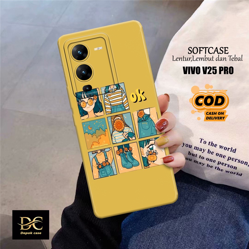Case Vivo V25 Pro Terbaru - Casing Vivo V25 Pro Terbaru Depok case [ AESTHETIC ] Silikon Vivo V25 Pr