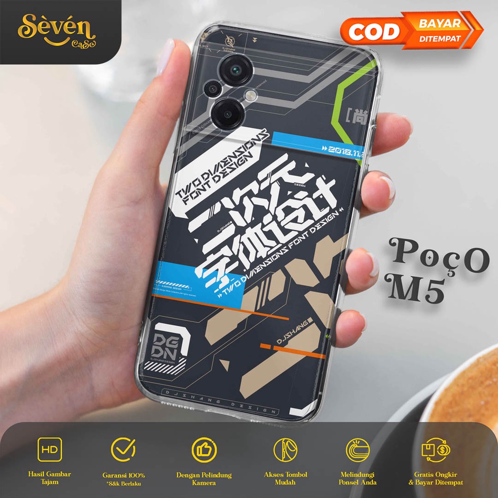 SEVEN Soft Case Poco M5 M5 Pro M5s M3 M3 Pro 5G - Casing Hp Poco M5 M5 Pro M5s M3 M3 Pro 5G - ( Gund